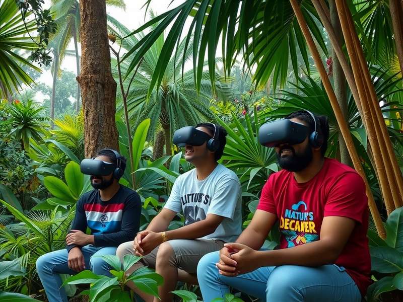 Indian Players Enjoying Nature S Defender VR